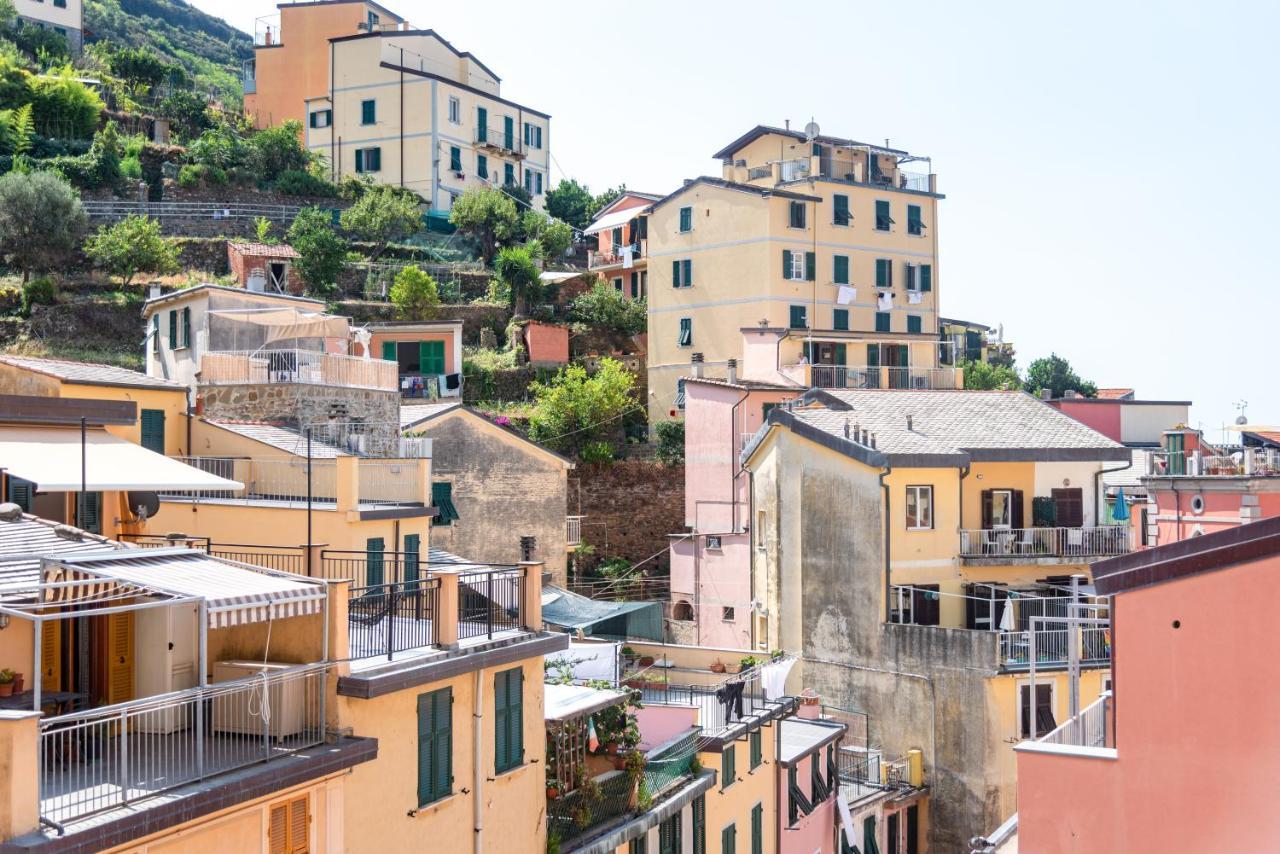 5Terre Experience Riomaggiore Central Penthouse Apartman Kültér fotó